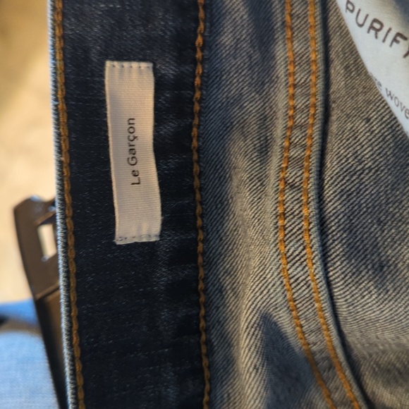 FRAME Le Garcon distressed slim boyfriend jeans - Picture 10 of 15
